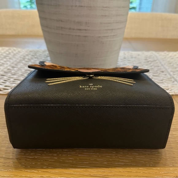 SOLD Kate Spade Run Wild Leopard Kerrie Satchel Crossbody Bag - Picture 6 of 11